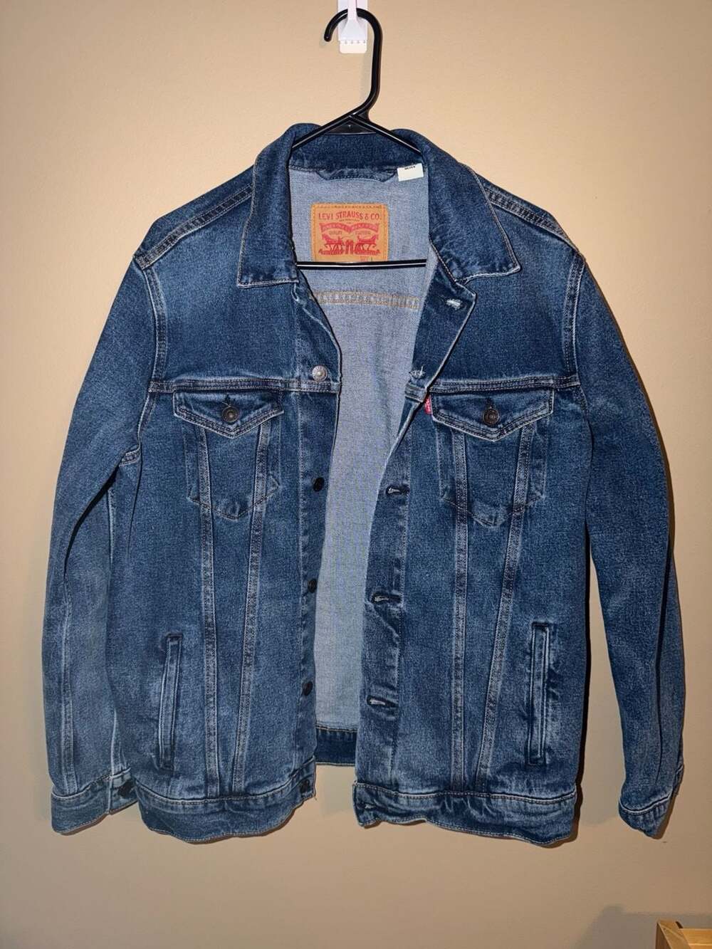 Trucker Jacket (tall) - Medium Wash